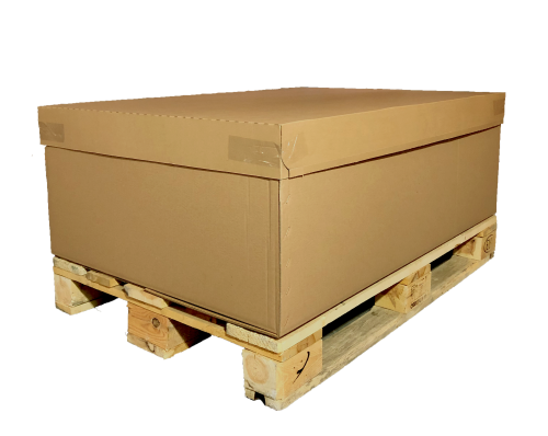 1200x800x400 karton pudło paletowe + pokrywa