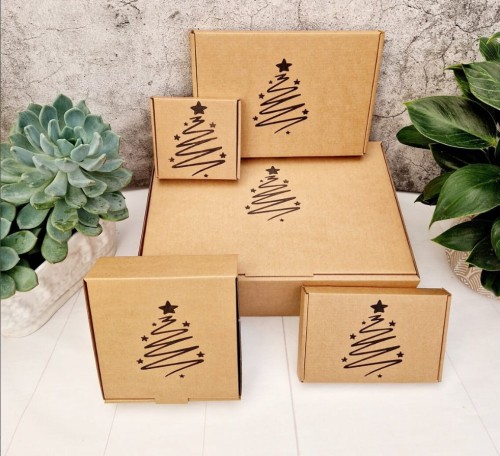 karton świąteczny fasonowy 400x300x80 Święta 