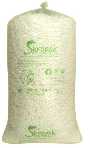 Skropak, ekologiczny wypełniacz do paczek 200 L biały