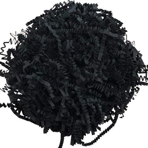 Wypełniacz papierowy do paczek, prezentów eko czarny 1 kg 